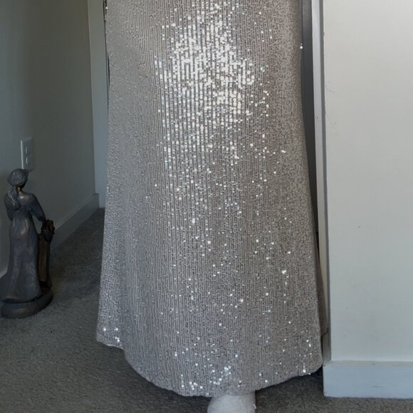 OLD NAVY SEQUIN TALL MAXI SKIRT- UNWORN - Picture 2 of 10